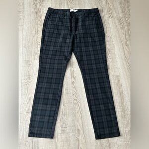 Topman Dark Checkered Pants